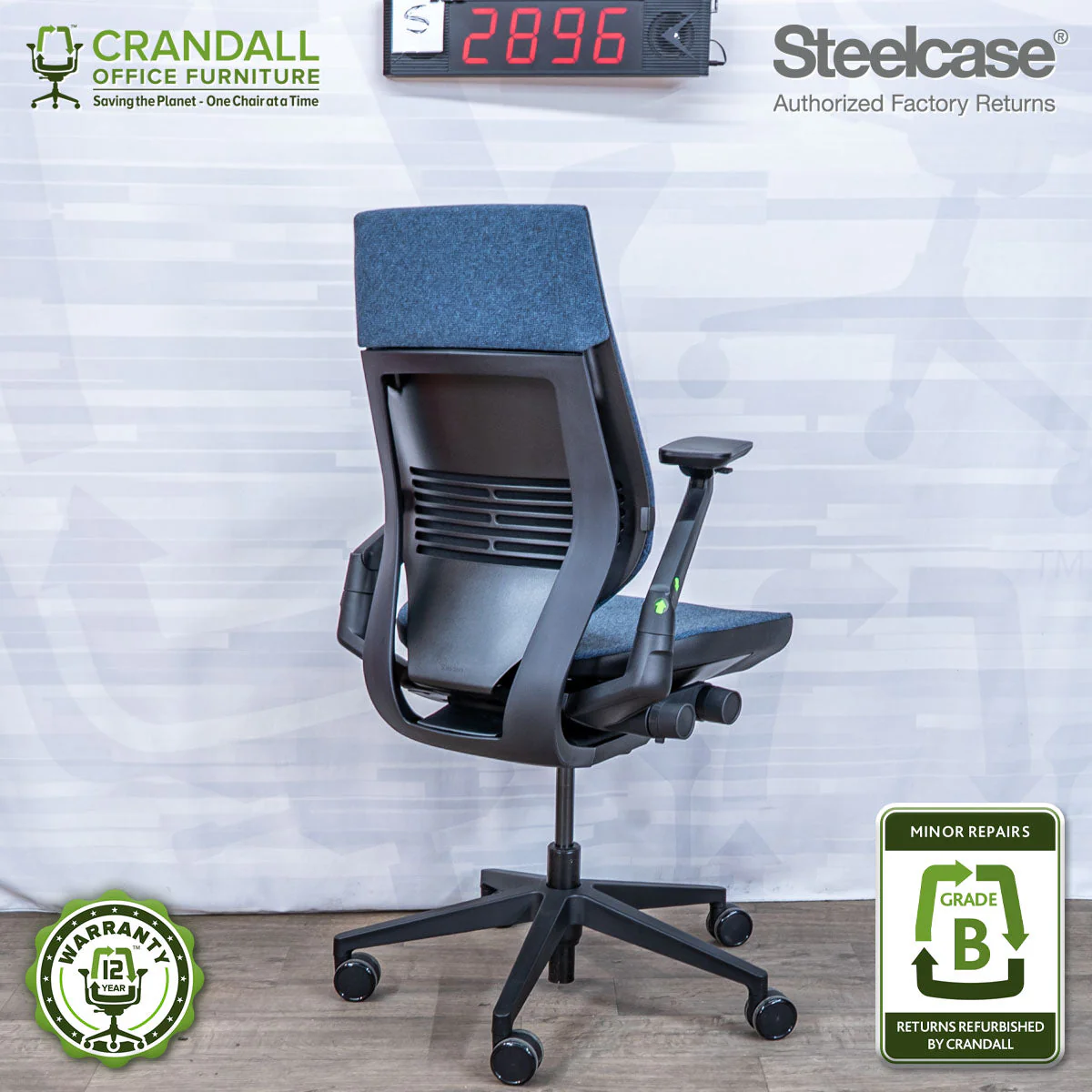 S-2896 - Steelcase Gesture - Grade B - Image 2