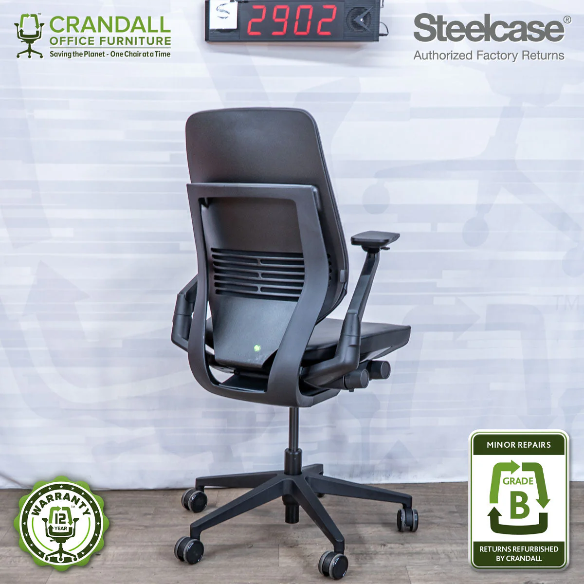 S-2902 - Steelcase Gesture - Grade B - Image 2