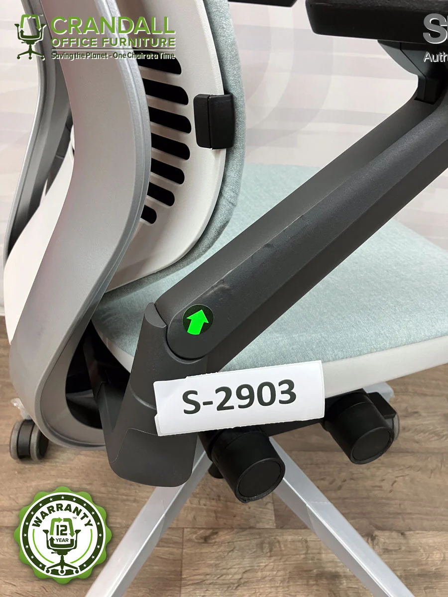 S-2903 - Steelcase Gesture with Headrest - Grade B - Image 3