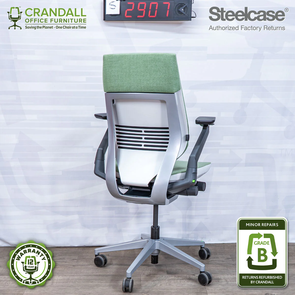 S-2907 - Steelcase Gesture - Grade B - Image 2