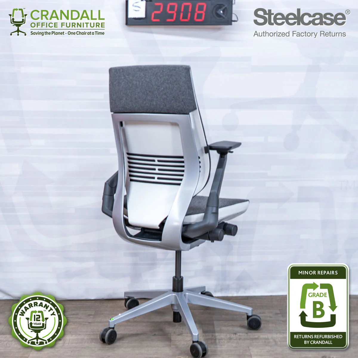 S-2908 - Steelcase Gesture - Grade B - Image 2