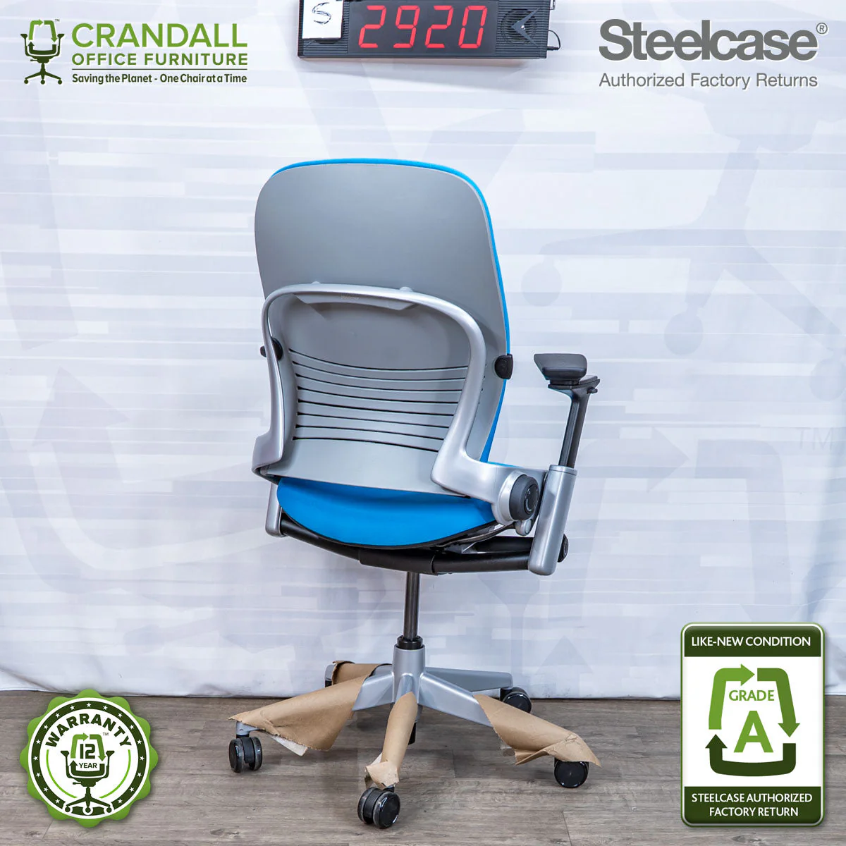 S-2920 - Steelcase V2 Leap - Grade A - Image 2