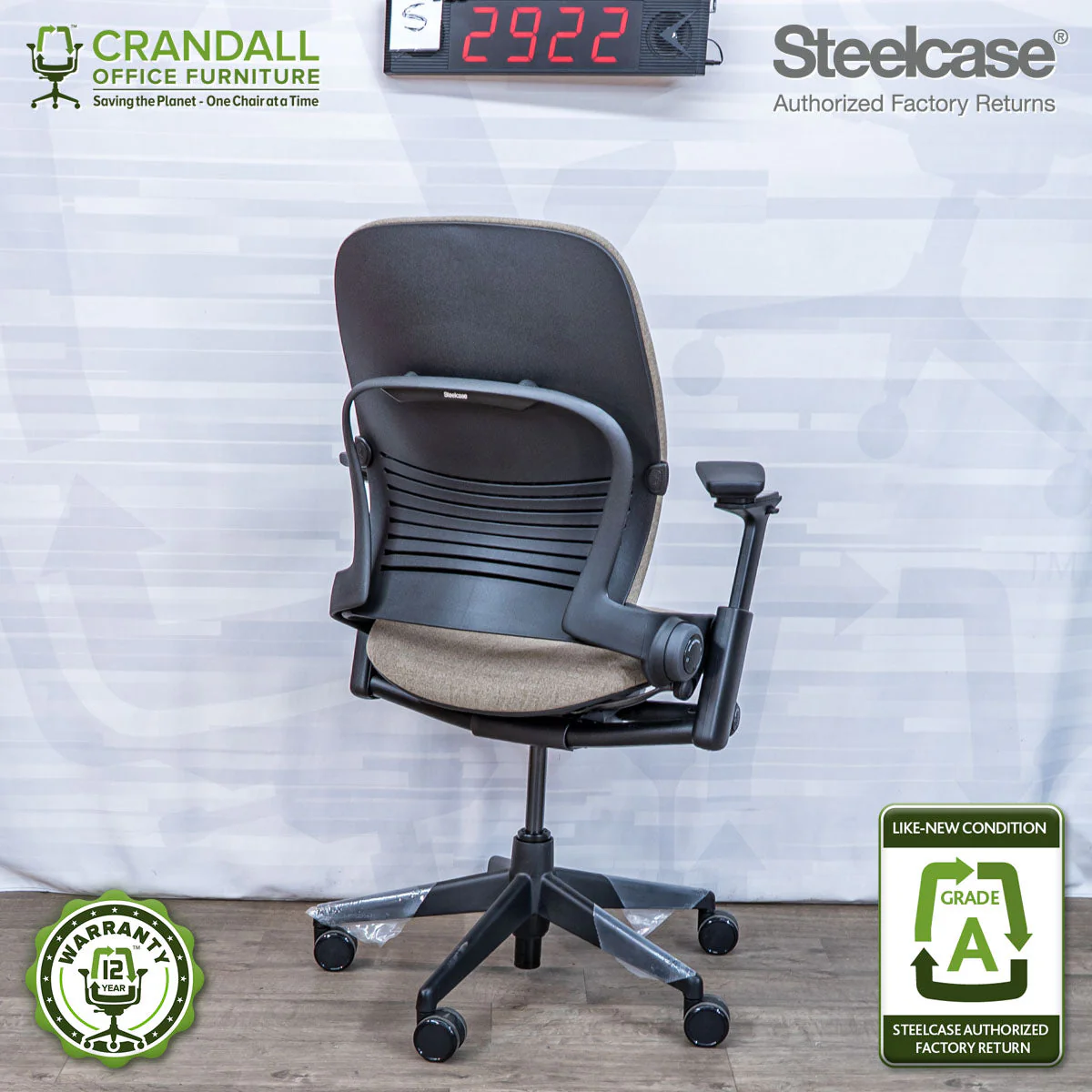 S-2922 - Steelcase V2 Leap - Grade A - Image 2