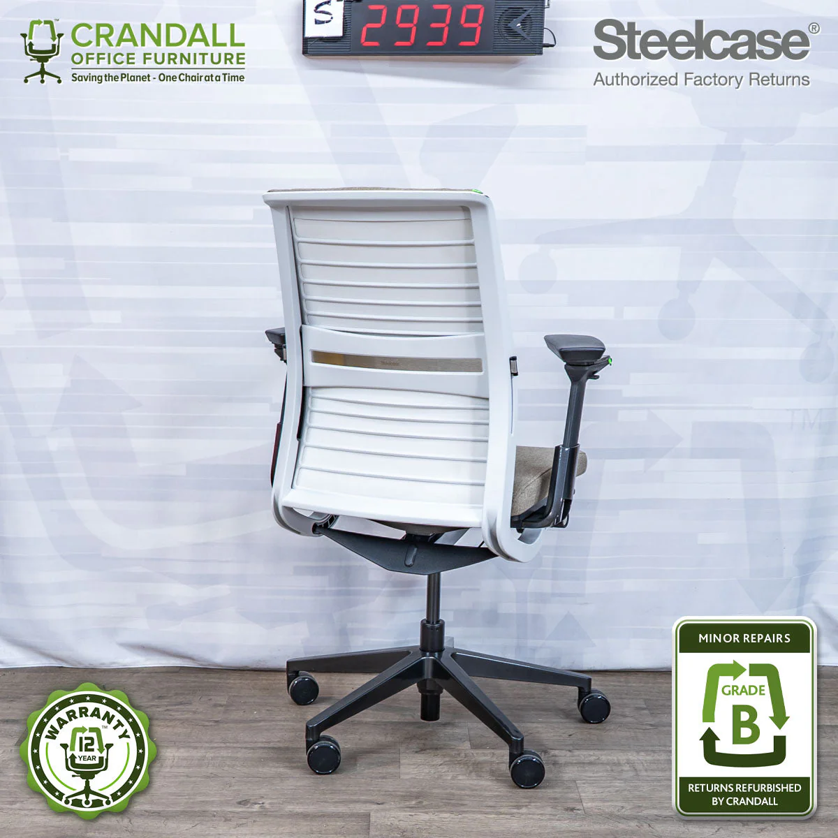 S-2939 - Steelcase Think - Grade B - Image 2