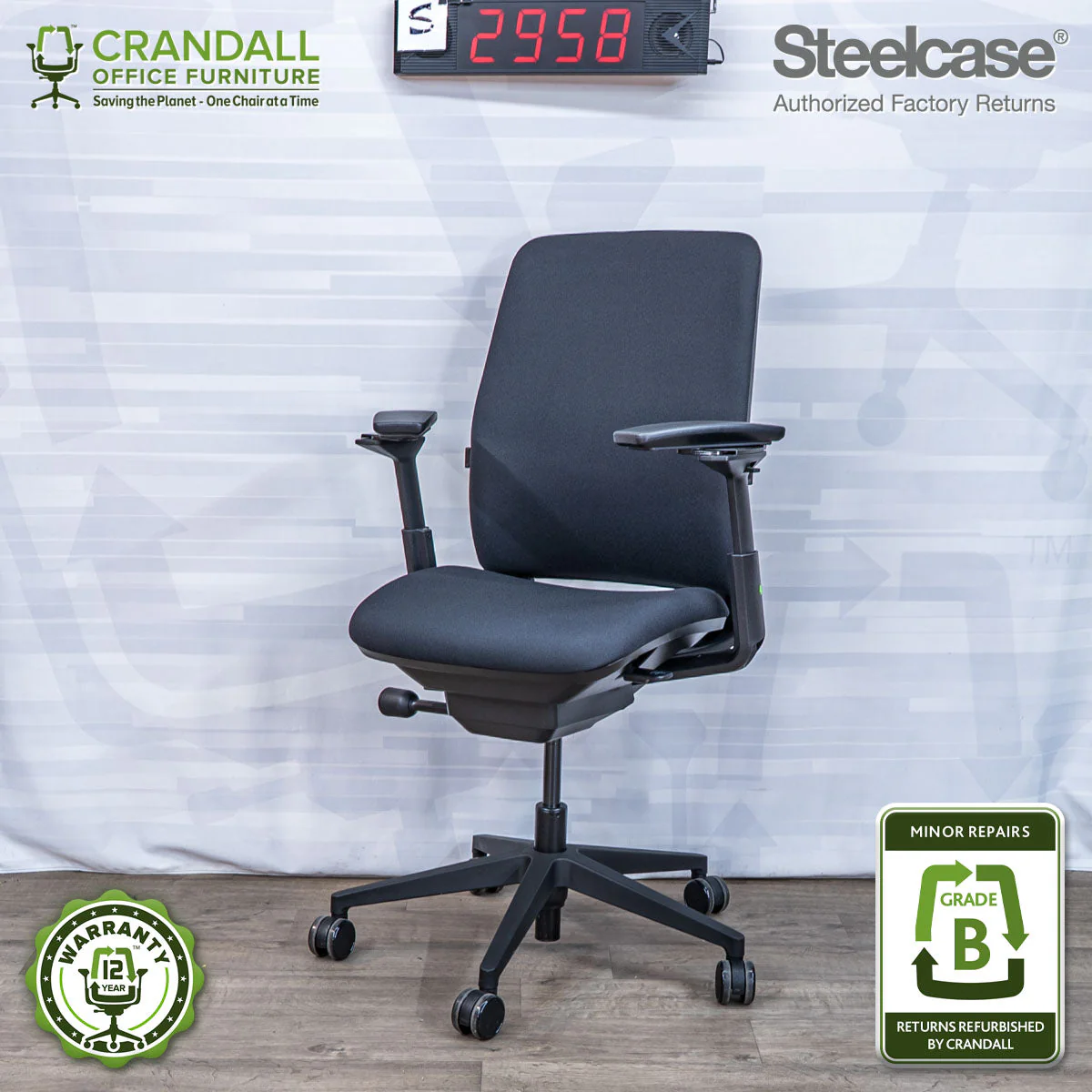 S-2958 - Steelcase Amia - Grade B