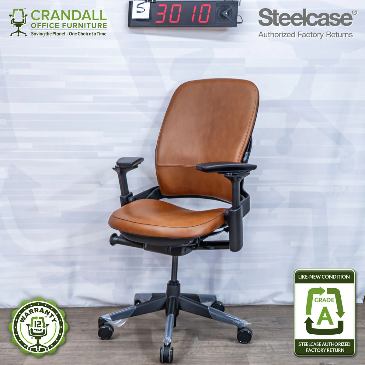 S-3010 - Steelcase V2 Leap - Grade A