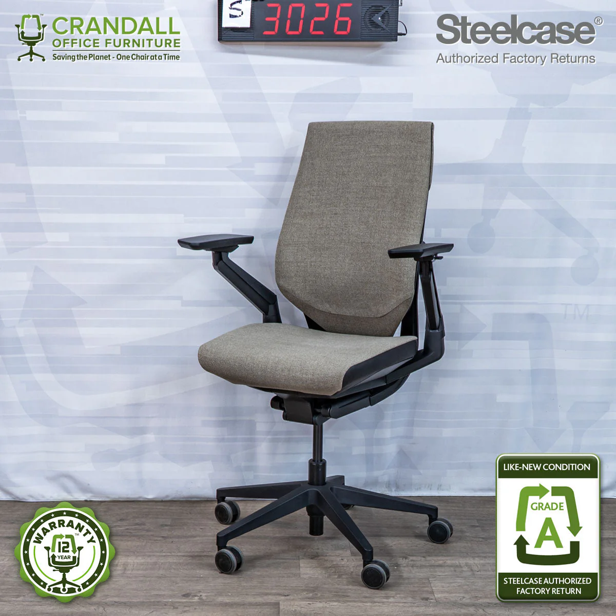 S-3026 - Steelcase Gesture - Grade A