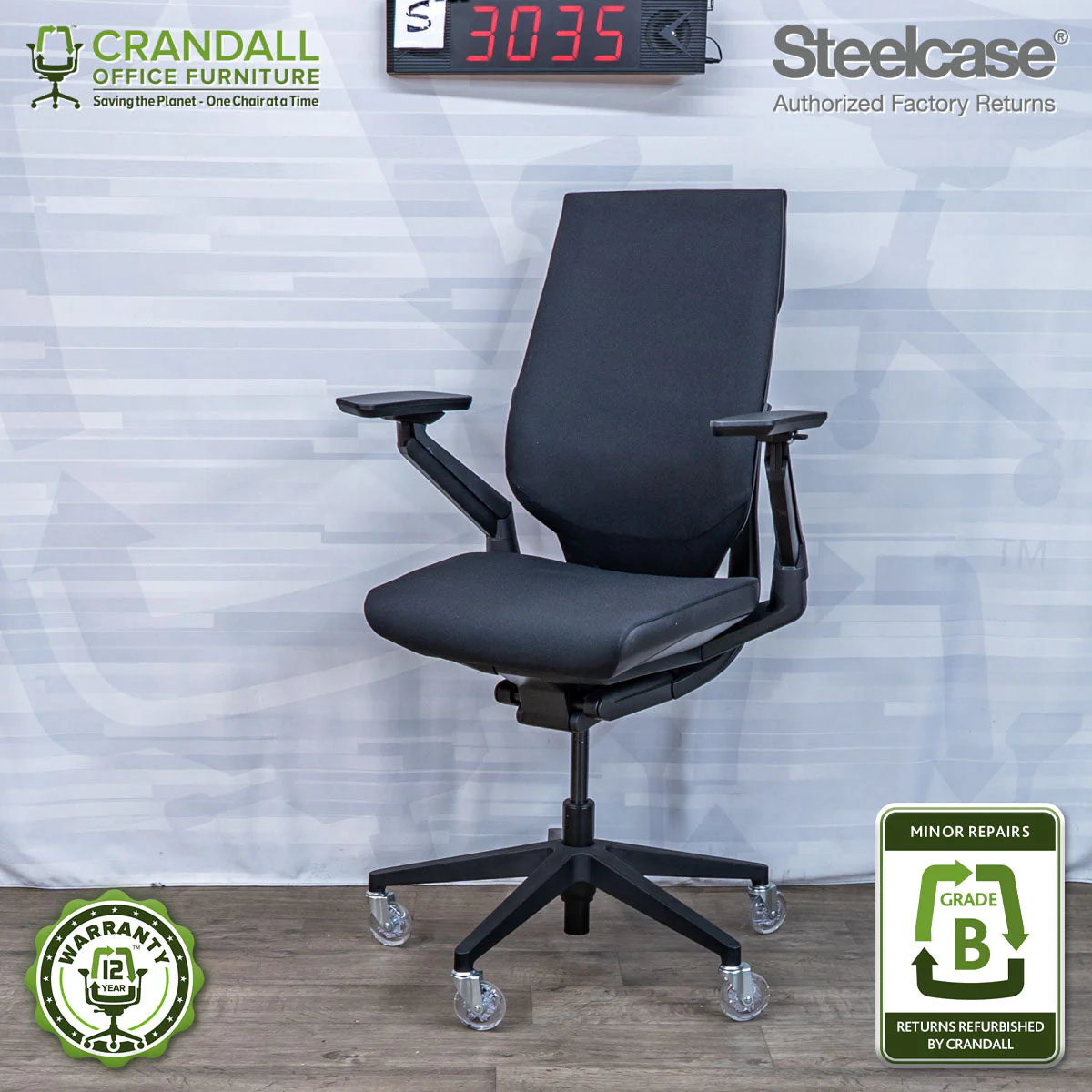 S-3035 - Steelcase Gesture - Grade B
