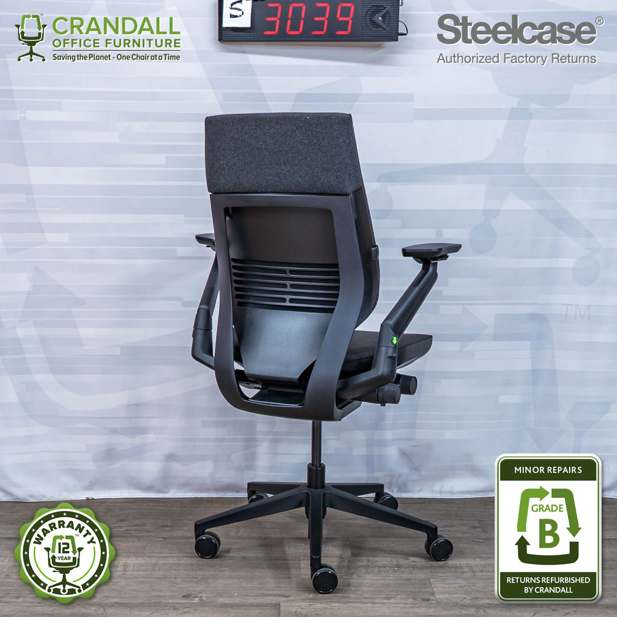 S-3039 - Steelcase Gesture - Grade B - Image 2