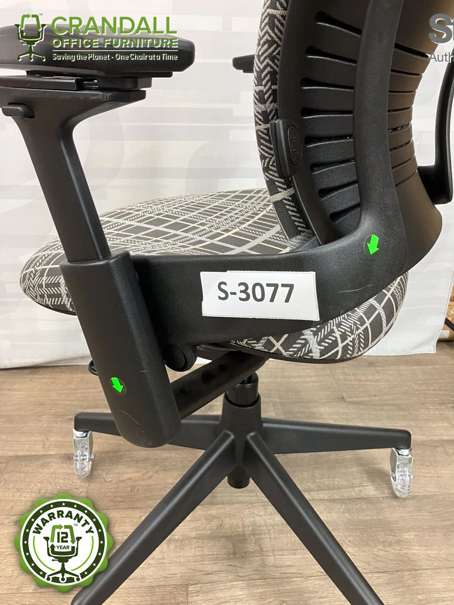 S-3077 - Steelcase V2 Leap - Grade B - Image 3