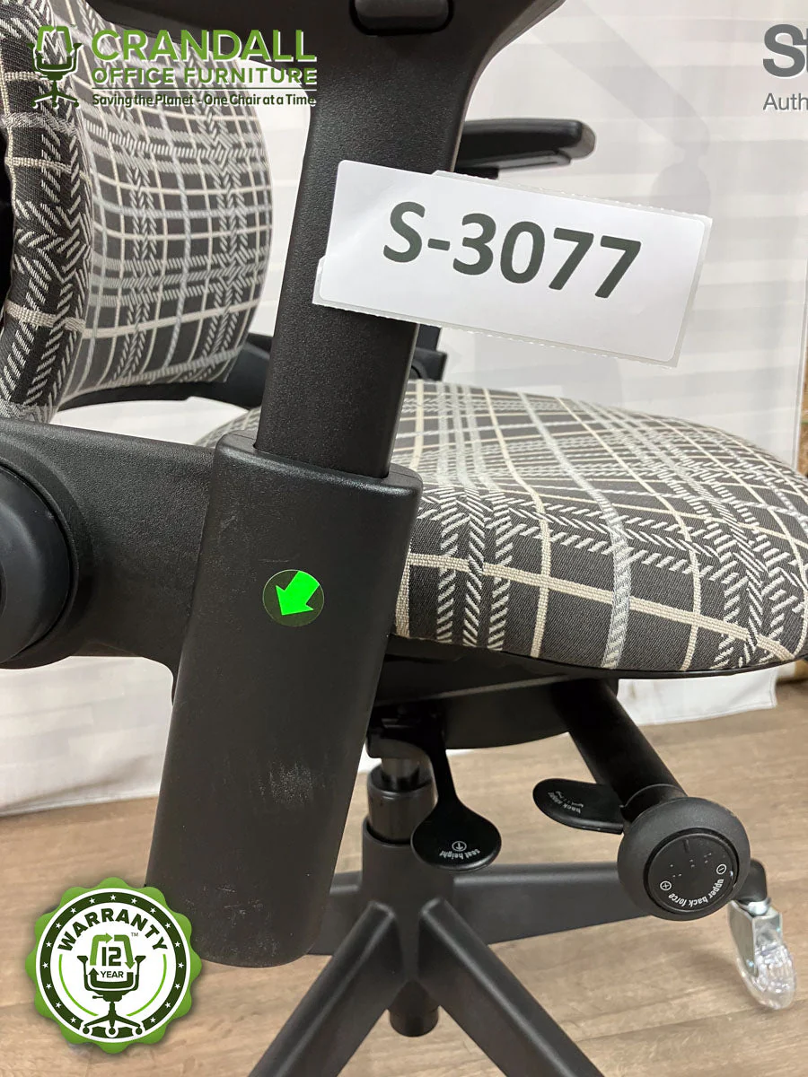 S-3077 - Steelcase V2 Leap - Grade B - Image 4