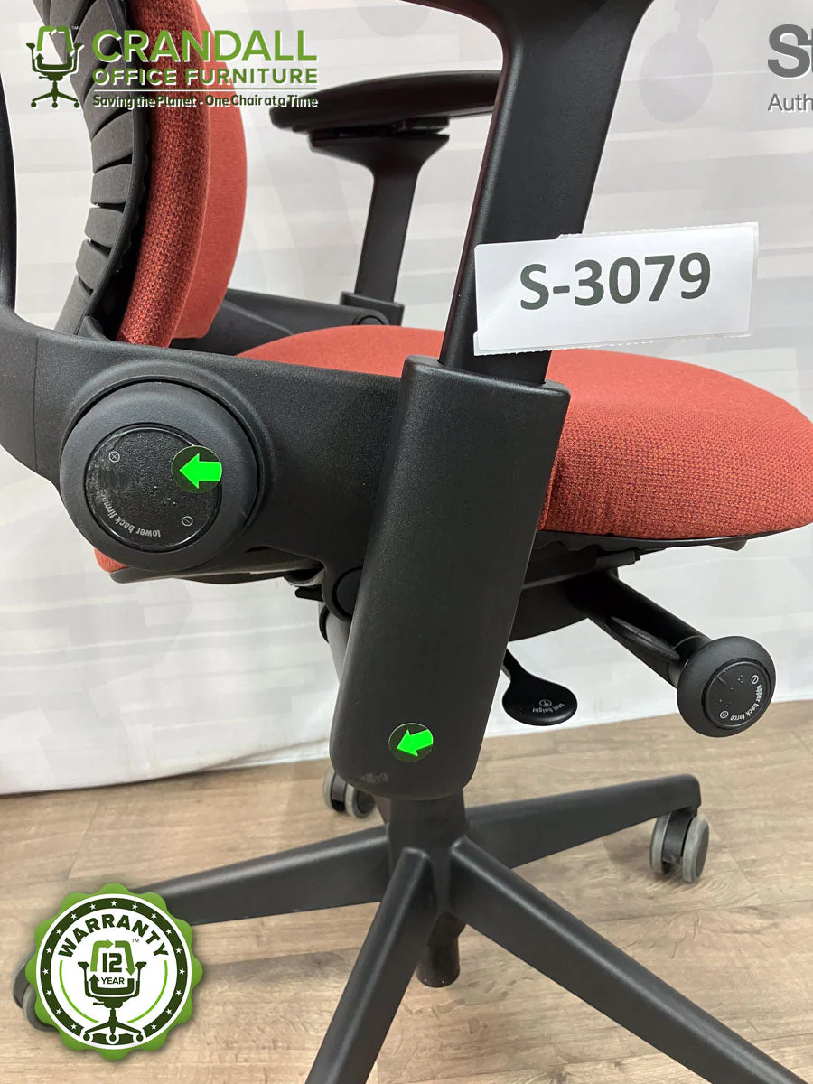 S-3079 - Steelcase V2 Leap - Grade B - Image 3