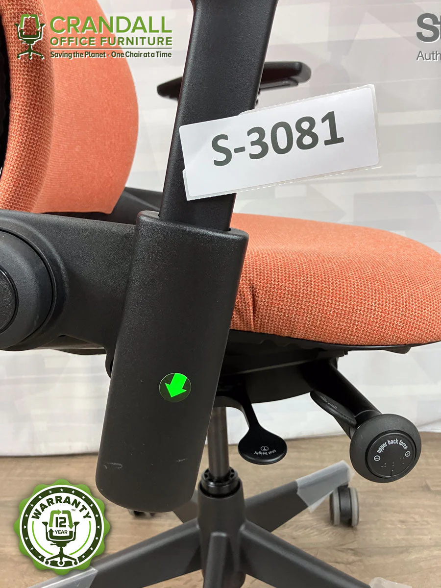 S-3081 - Steelcase V2 Leap - Grade B - Image 3