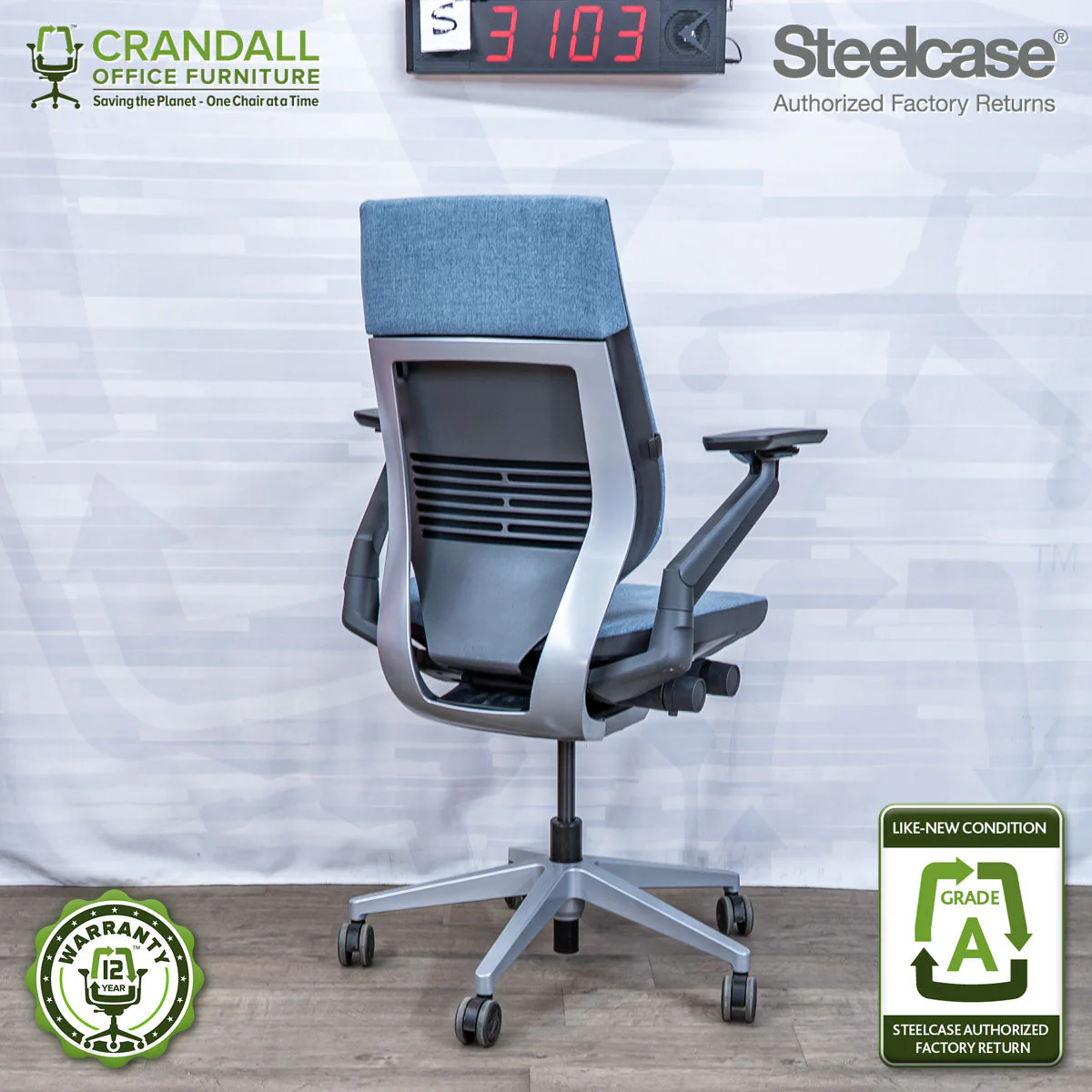 S-3103 - Steelcase Gesture - Grade A - Image 2
