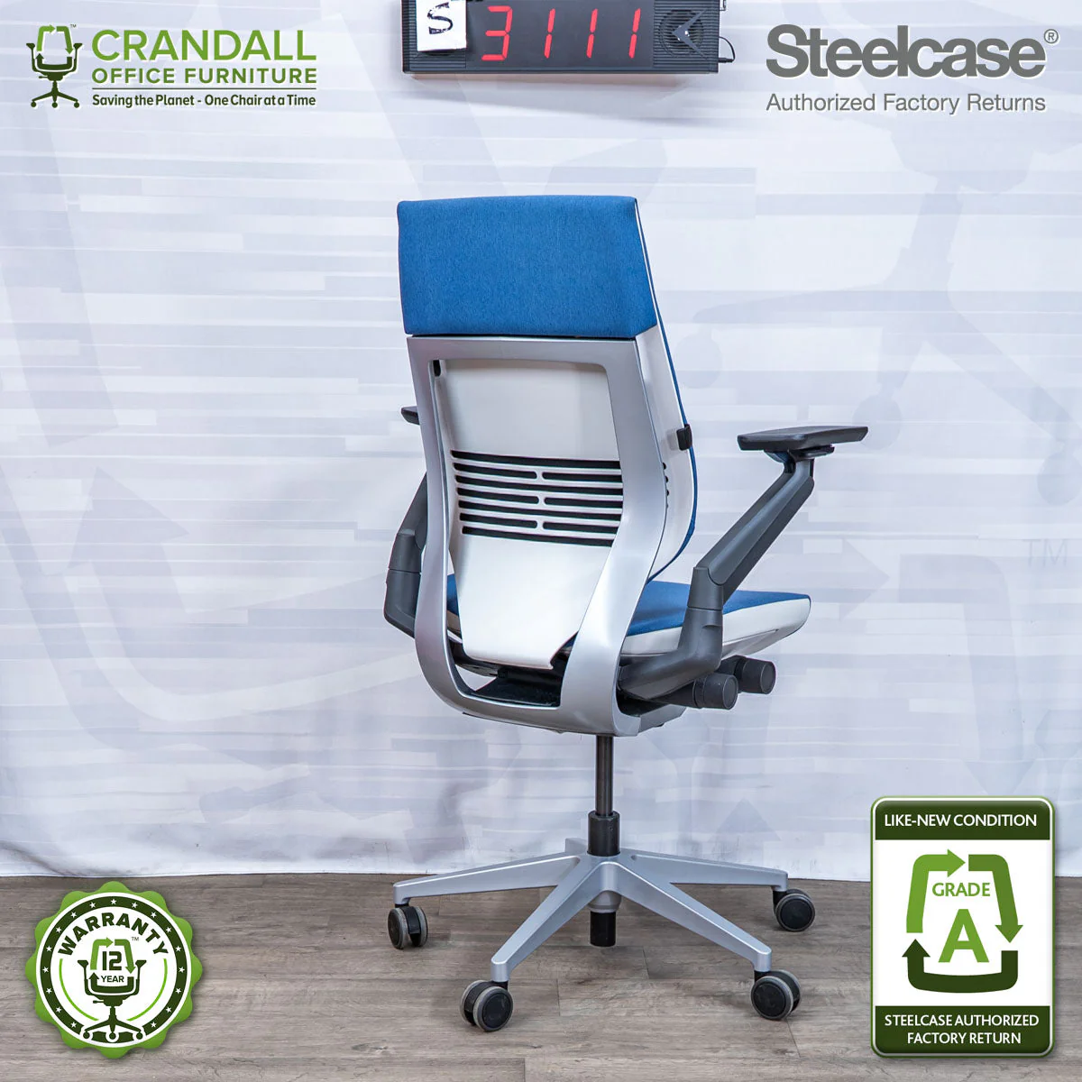 S-3111 - Steelcase Gesture - Grade A - Image 2