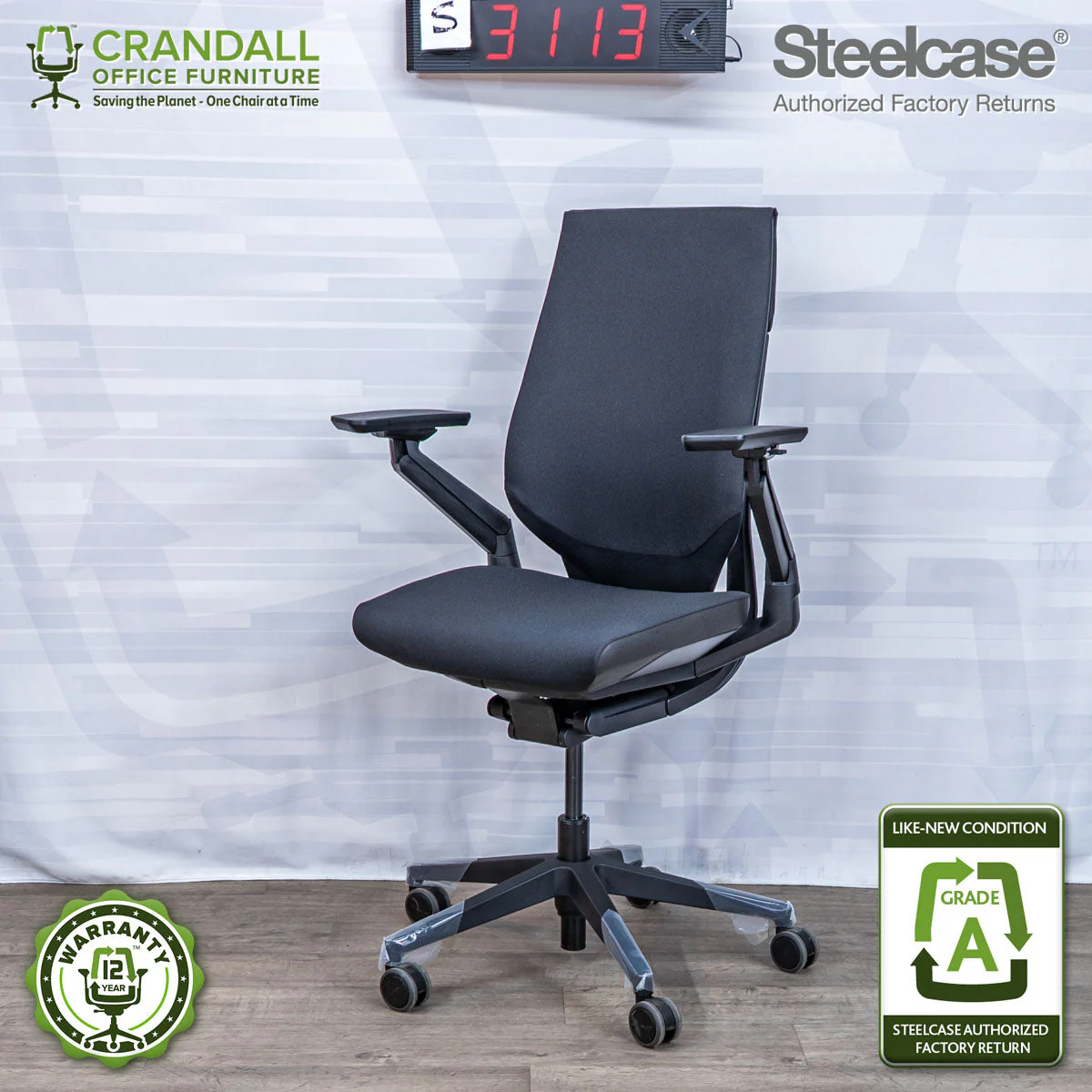 S-3113 - Steelcase Gesture - Grade A