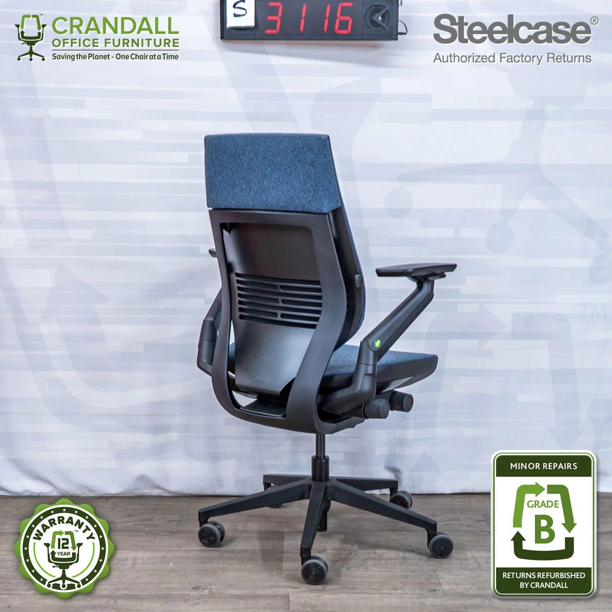 S-3116 - Steelcase Gesture - Grade B - Image 2