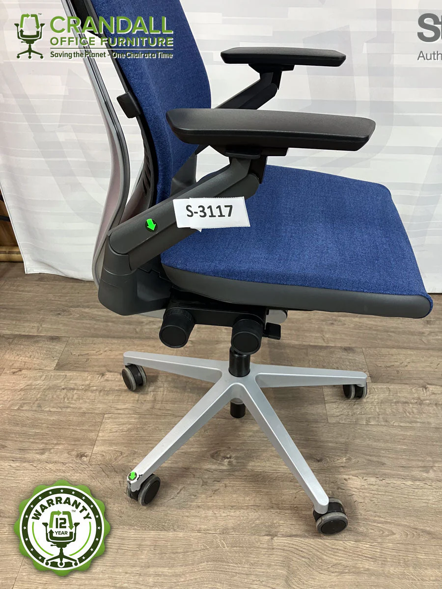 S-3117 - Steelcase Gesture with Headrest - Grade B - Image 3