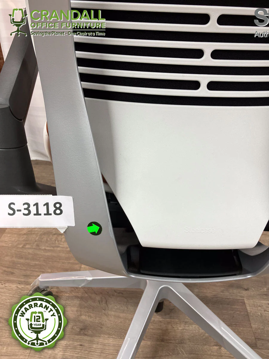S-3118 - Steelcase Gesture with Headrest - Grade B - Image 4