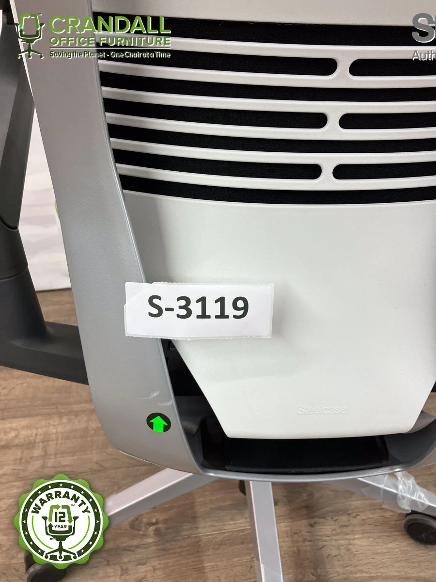 S-3119 - Steelcase Gesture with Headrest - Grade B - Image 3