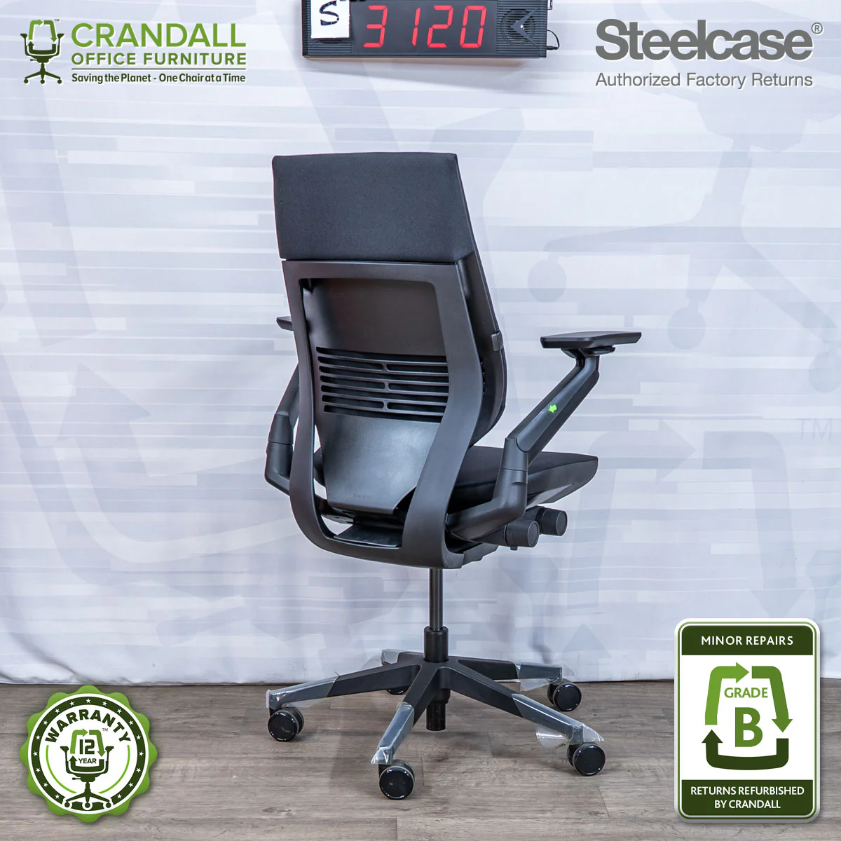 S-3120 - Steelcase Gesture - Grade B - Image 2