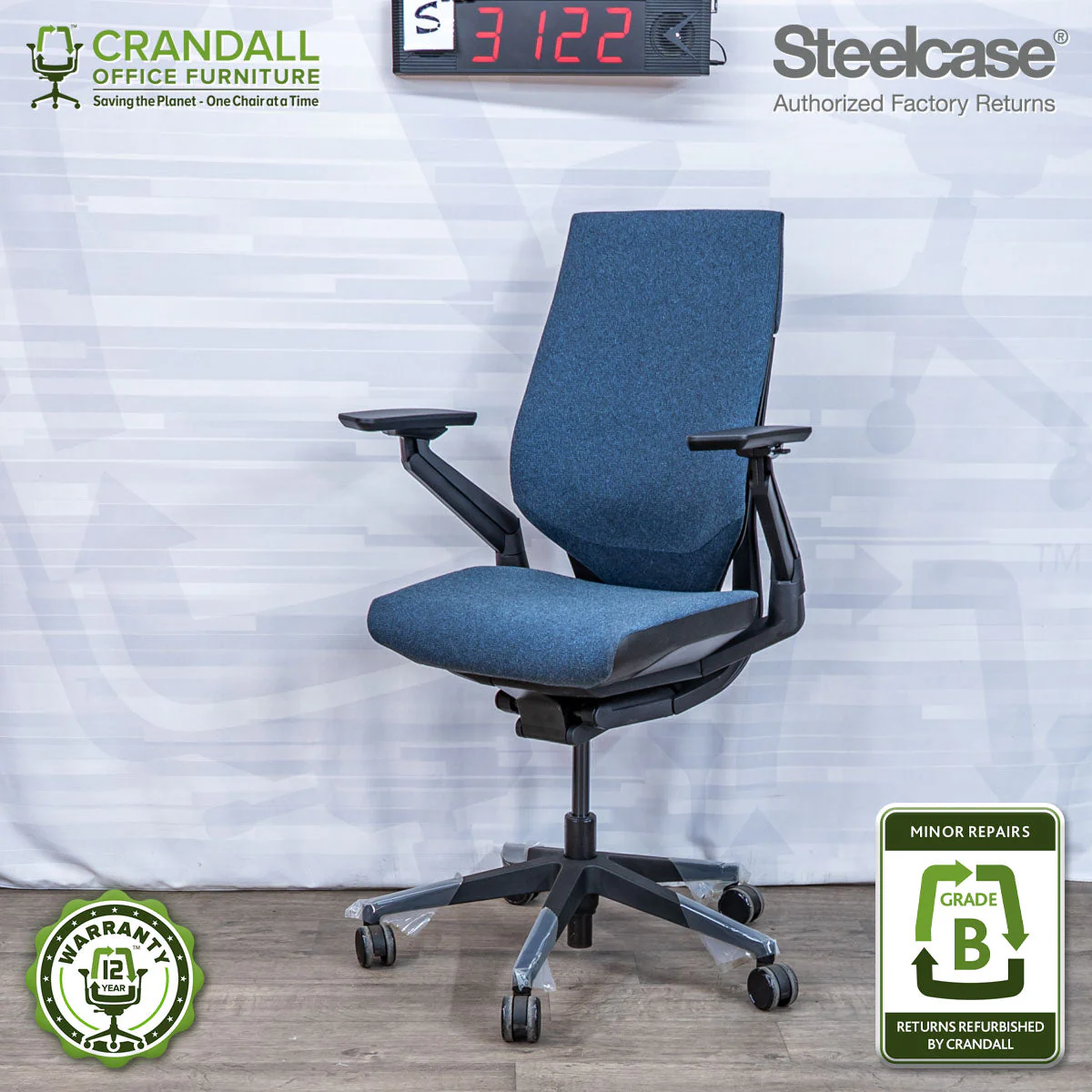 S-3122 - Steelcase Gesture - Grade B