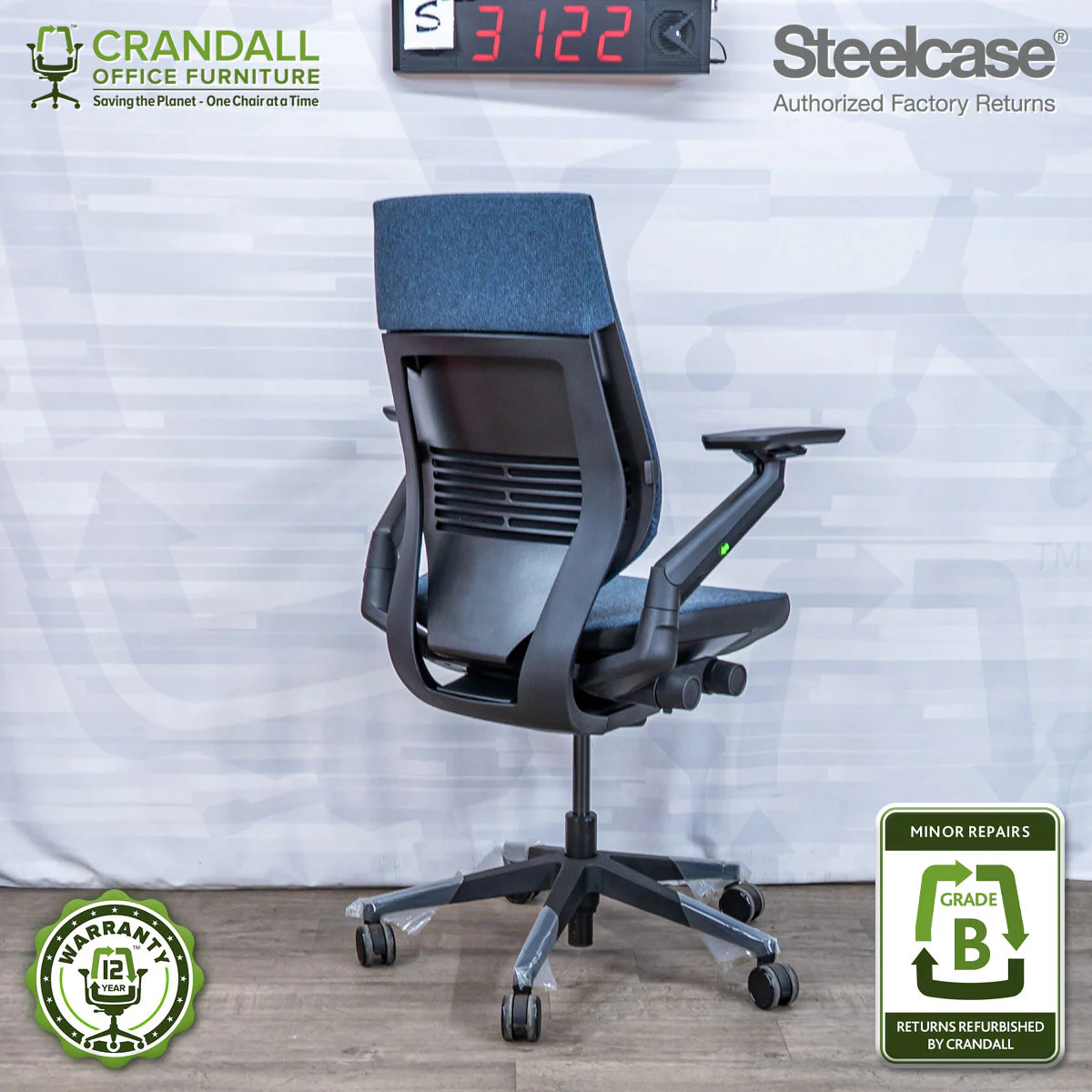 S-3122 - Steelcase Gesture - Grade B - Image 2