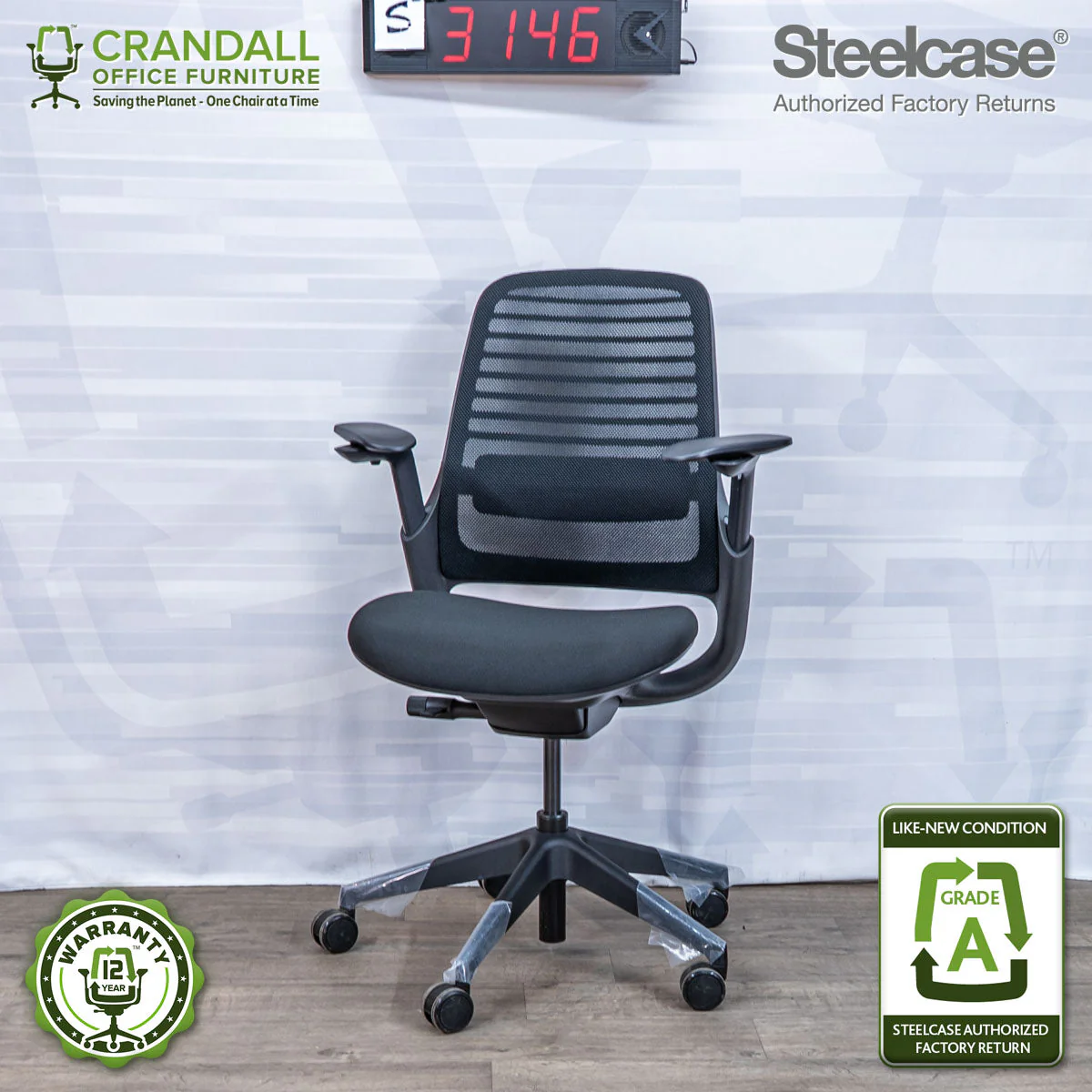 S-3146 - Steelcase Series 1 - Grade A