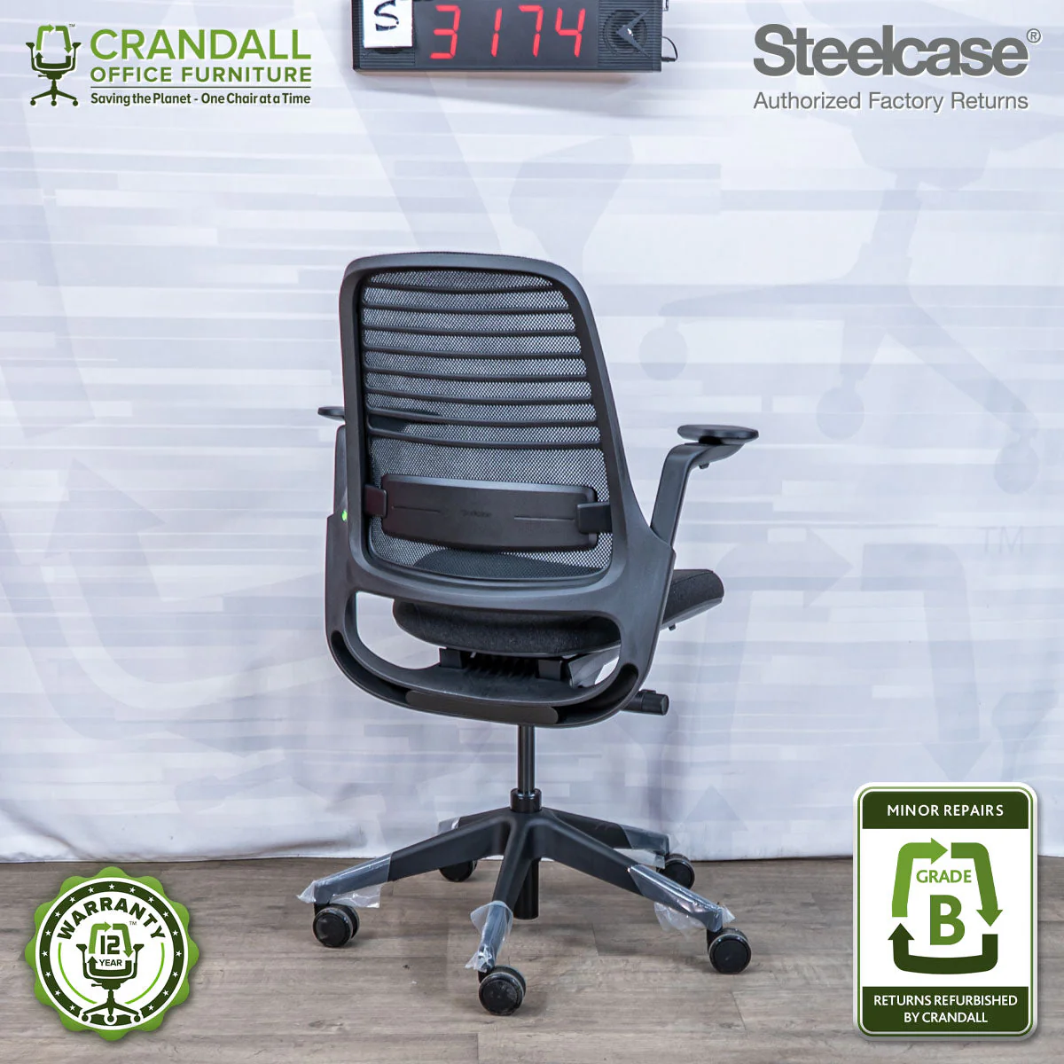 S-3174 - Steelcase Series 1 - Grade B - Image 2