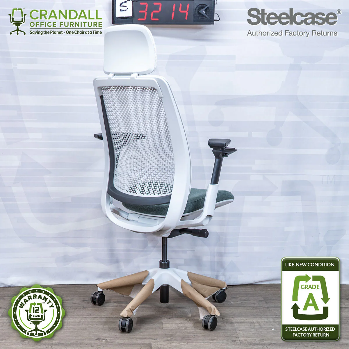 S-3214 - Steelcase Series 2 with Headrest - Grade A - Image 2