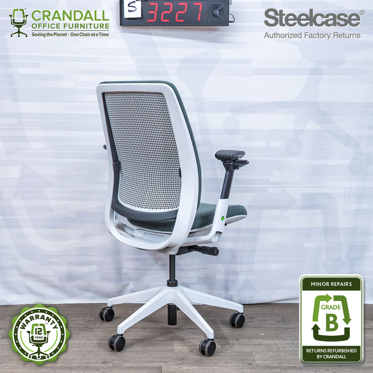 S-3227 - Steelcase Series 2 - Grade B - Image 2