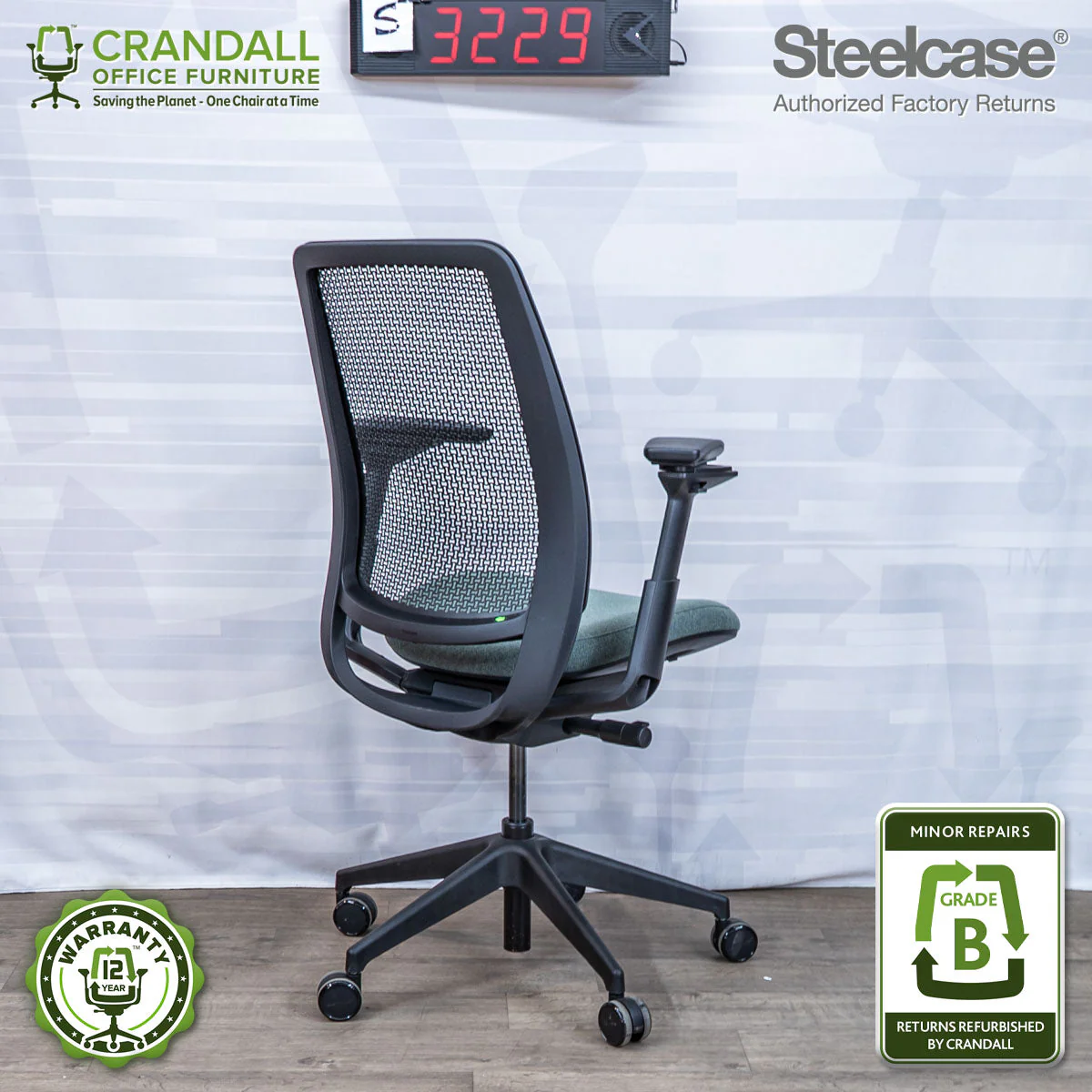 S-3229 - Steelcase Series 2 - Grade B - Image 2
