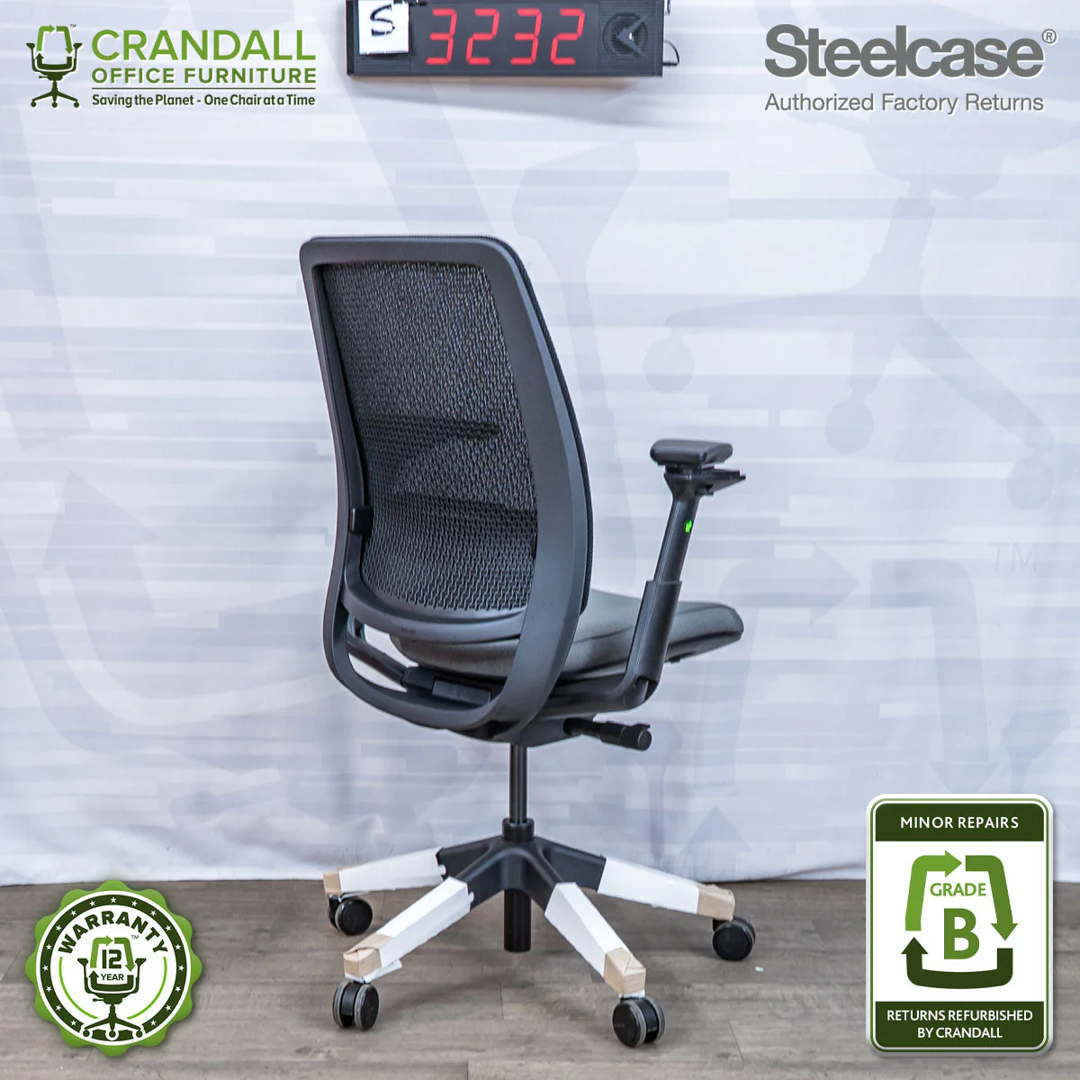 S-3232 - Steelcase Series 2 - Grade B - Image 2