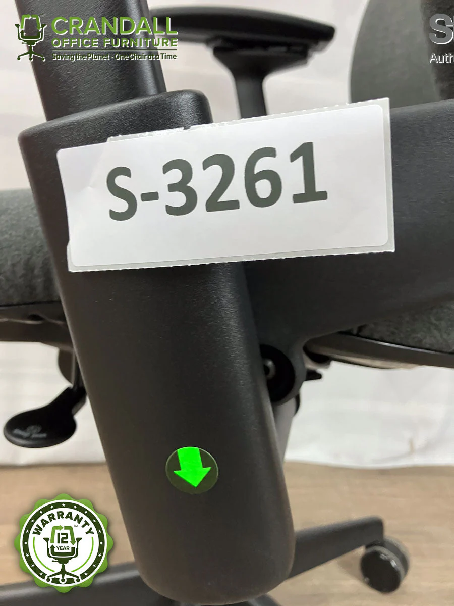 S-3261 - Steelcase V2 Leap- Grade B - Image 3