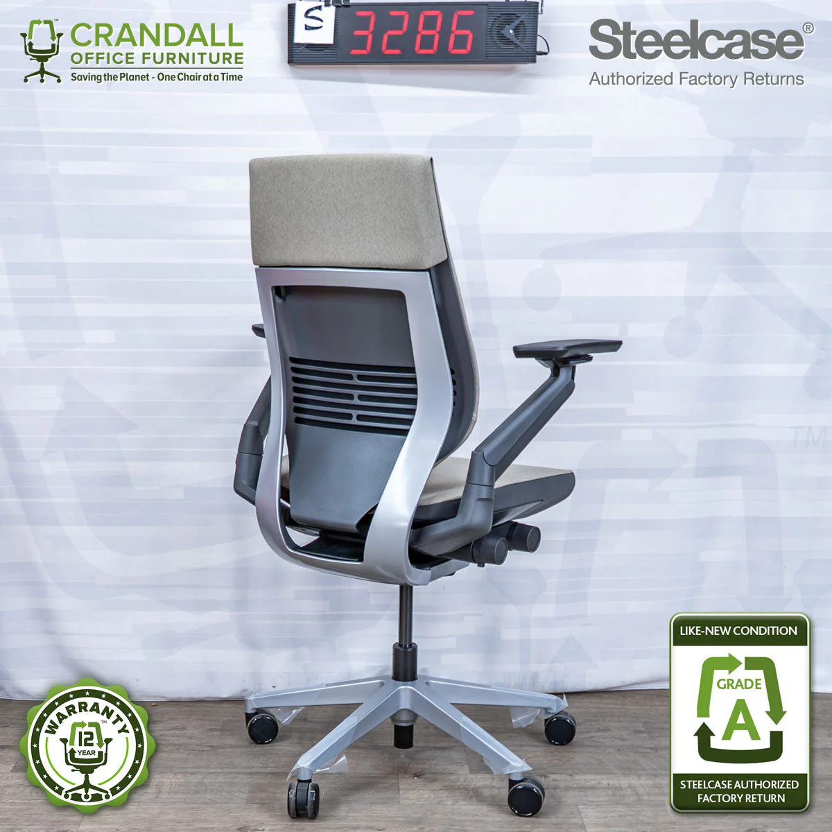 S-3286 - Steelcase Gesture - Grade A - Image 2