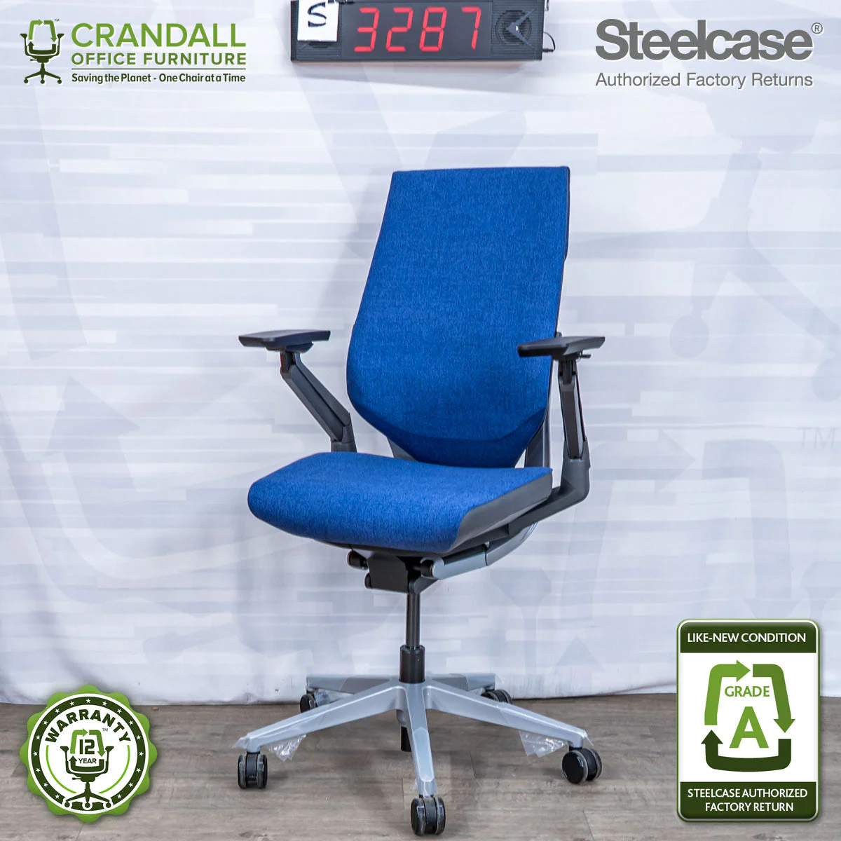 S-3287 - Steelcase Gesture - Grade A