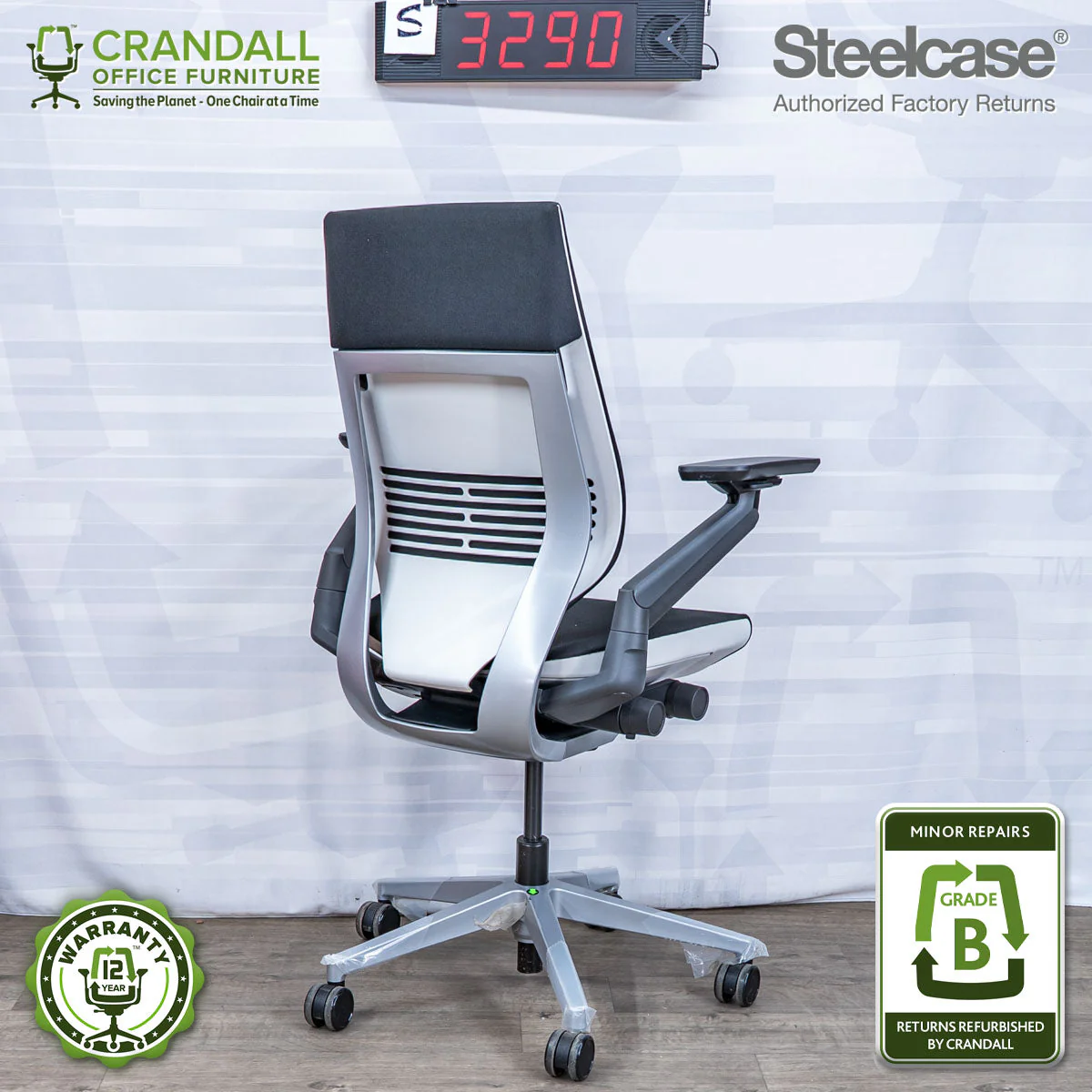 S-3290 - Steelcase Gesture - Grade B - Image 2