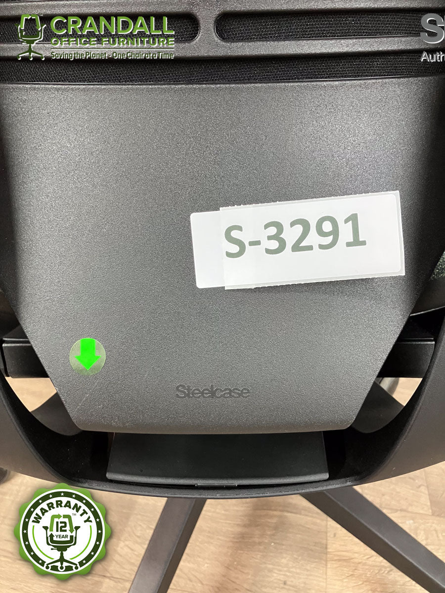 S-3291 - Steelcase Gesture with Headrest - Grade B - Image 3