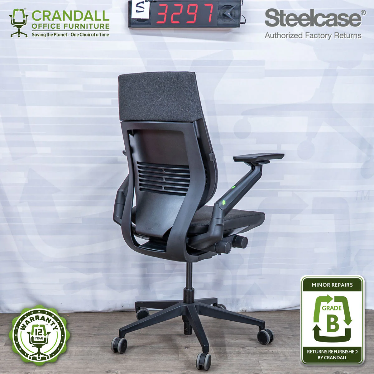 S-3297 - Steelcase Gesture - Grade B - Image 2