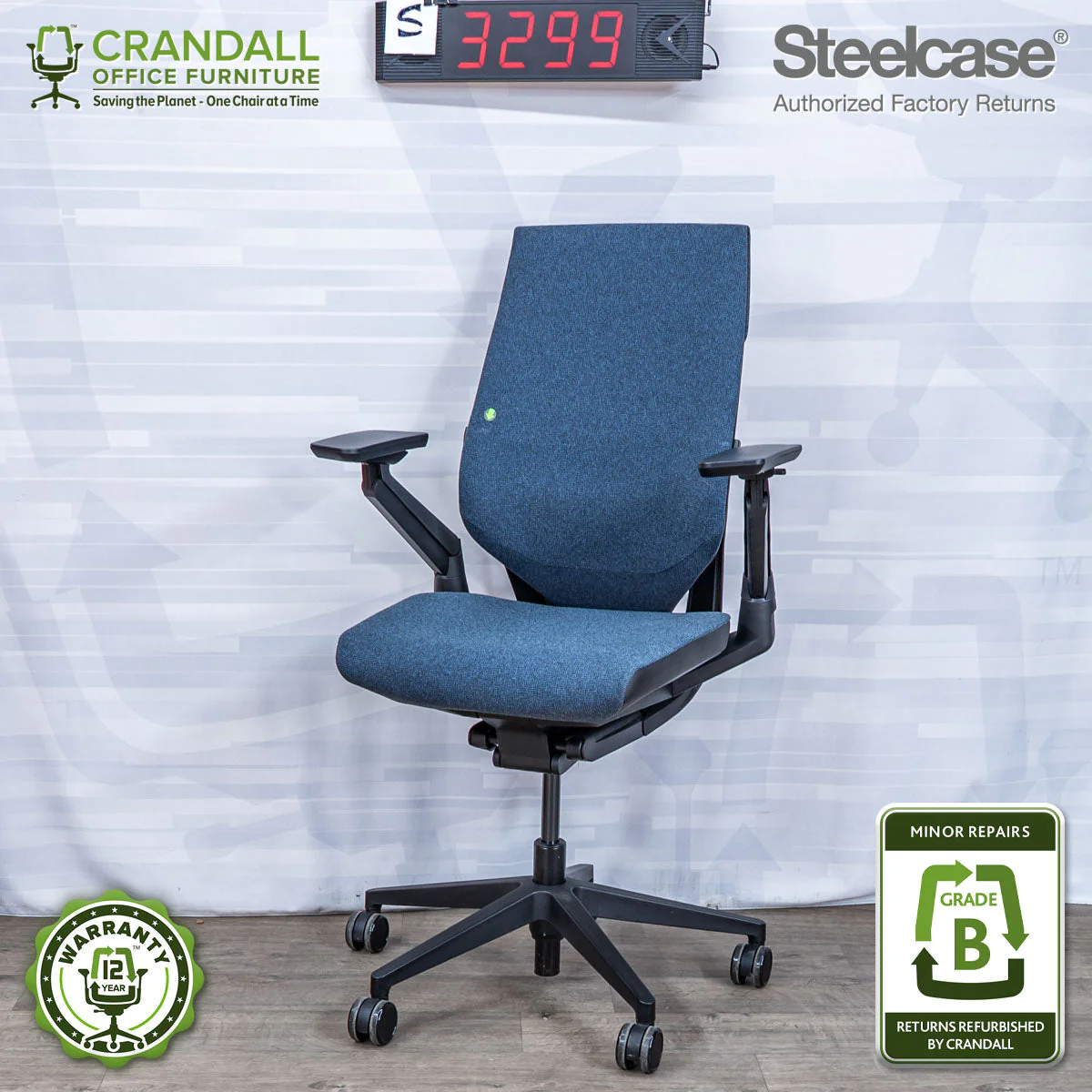 S-3299 - Steelcase Gesture - Grade B