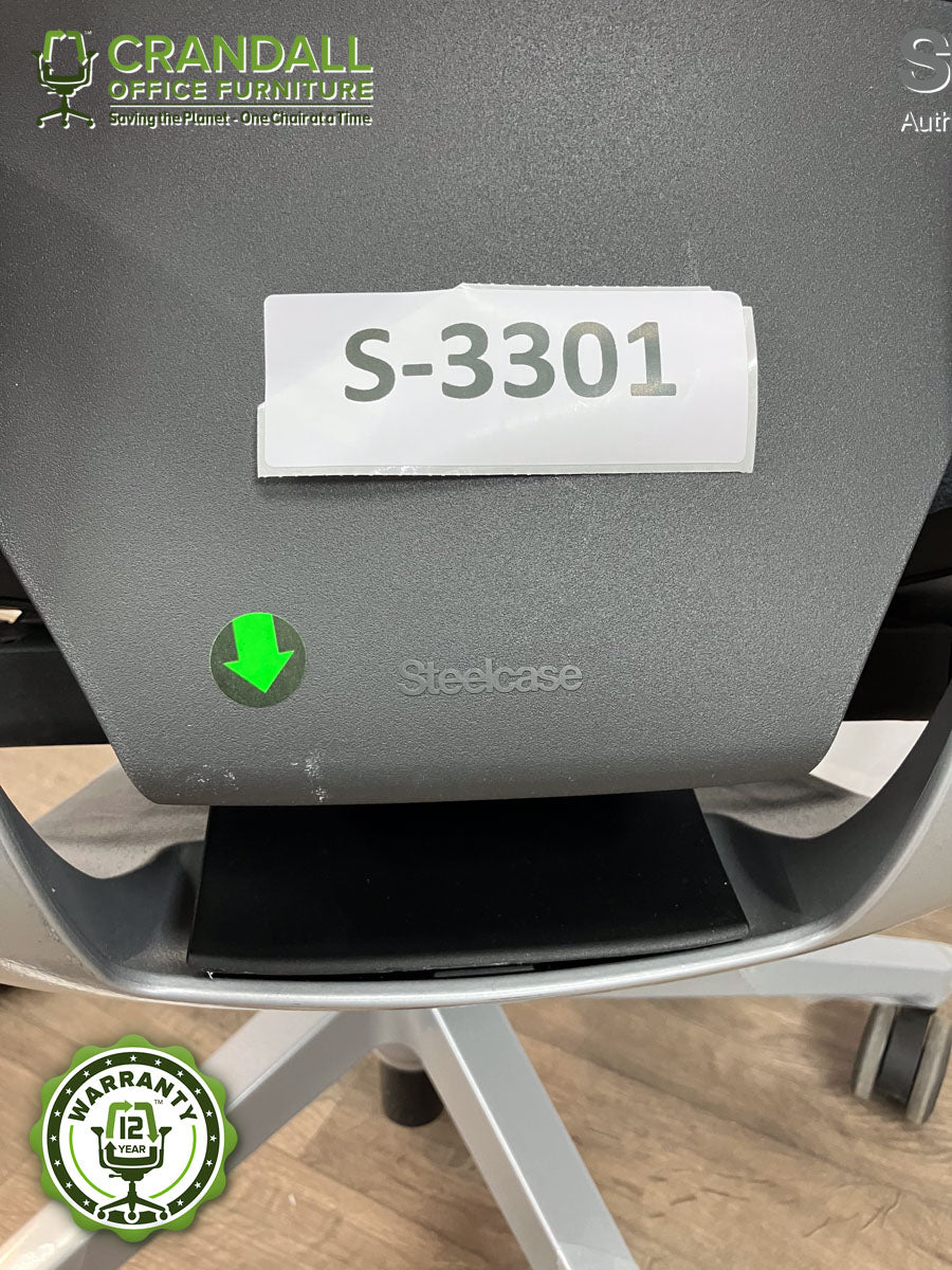 S-3301 - Steelcase Gesture with Headrest - Grade B - Image 3
