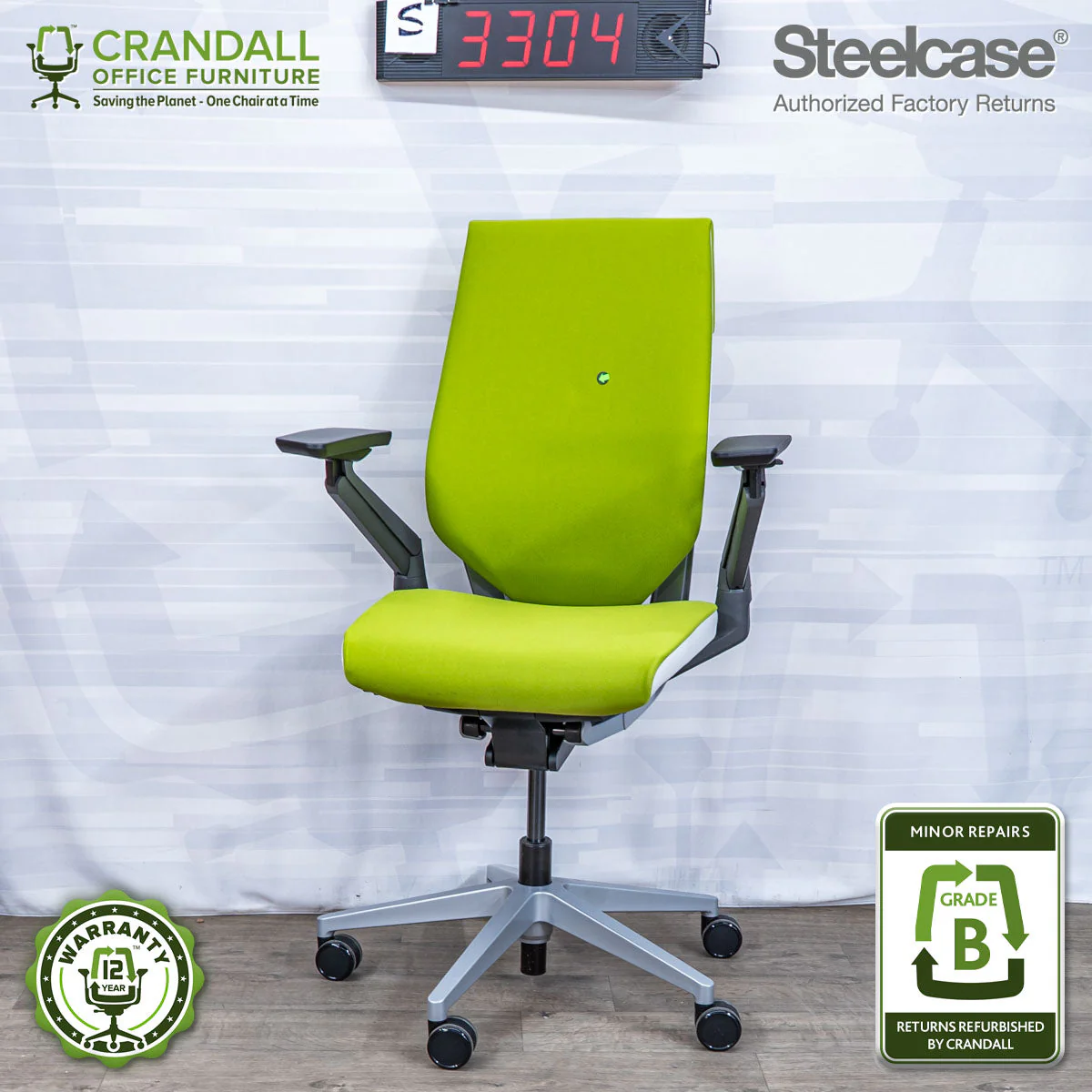 S-3304 - Steelcase Gesture - Grade B