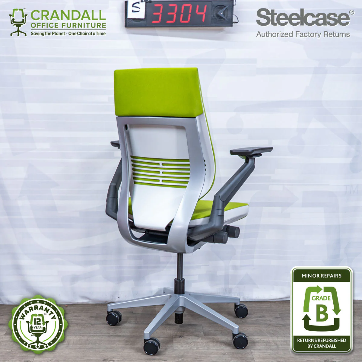 S-3304 - Steelcase Gesture - Grade B - Image 2
