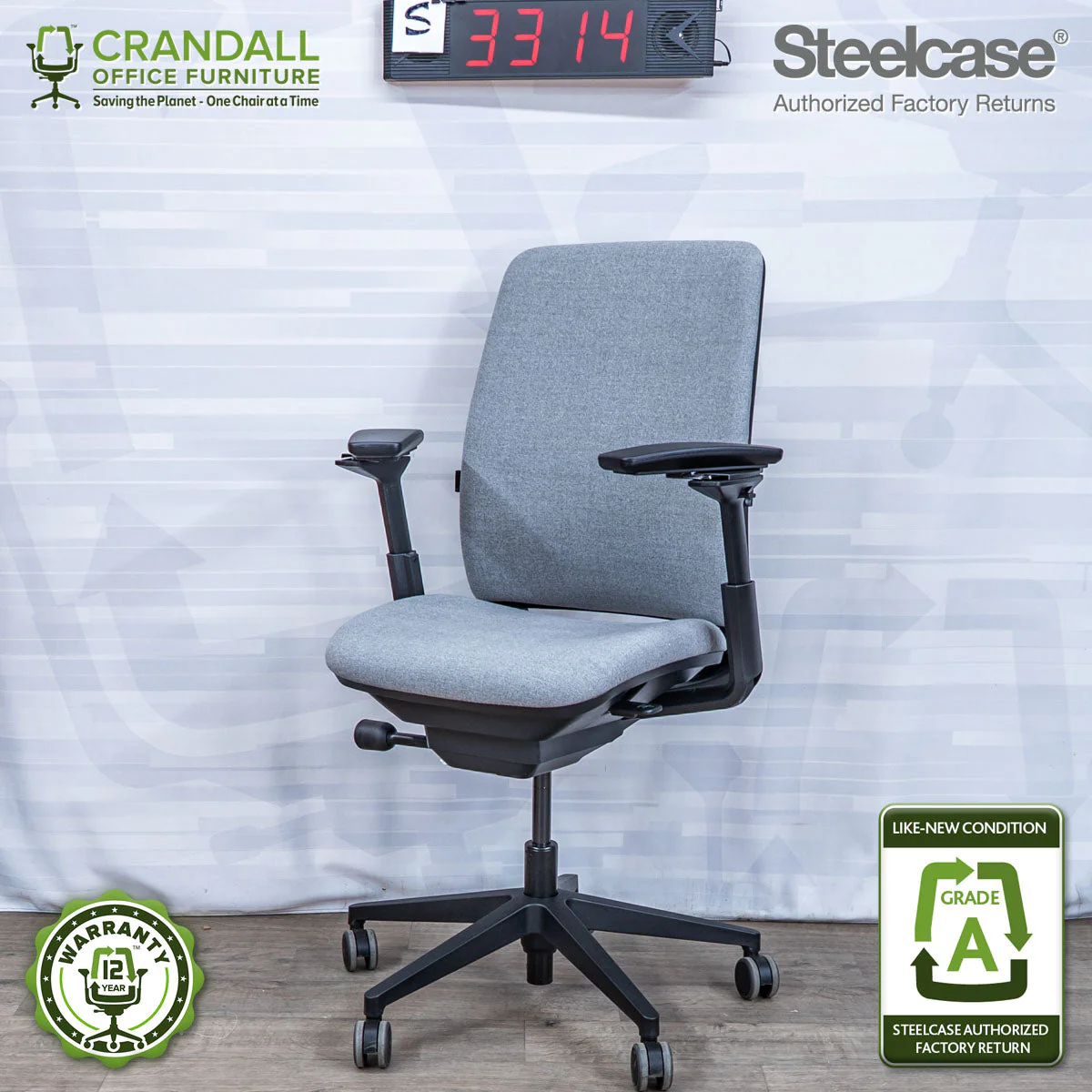 S-3314 - Steelcase Amia - Grade A