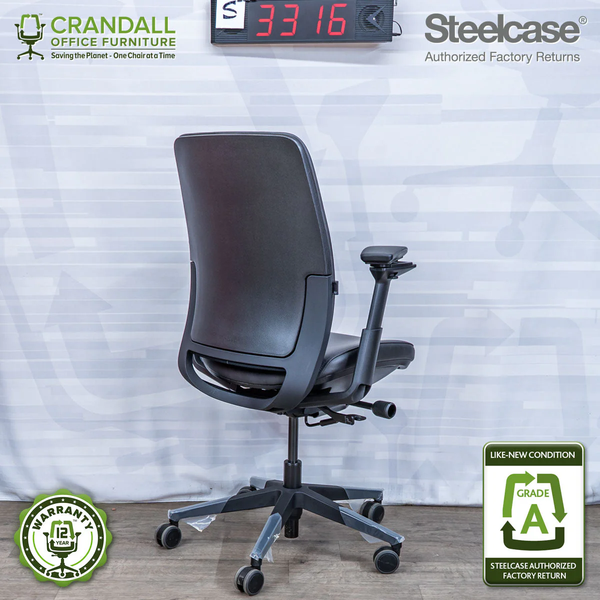 S-3316 - Steelcase Amia - Grade A - Image 2