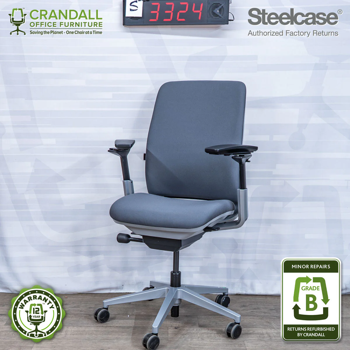 S-3324 - Steelcase Amia - Grade B