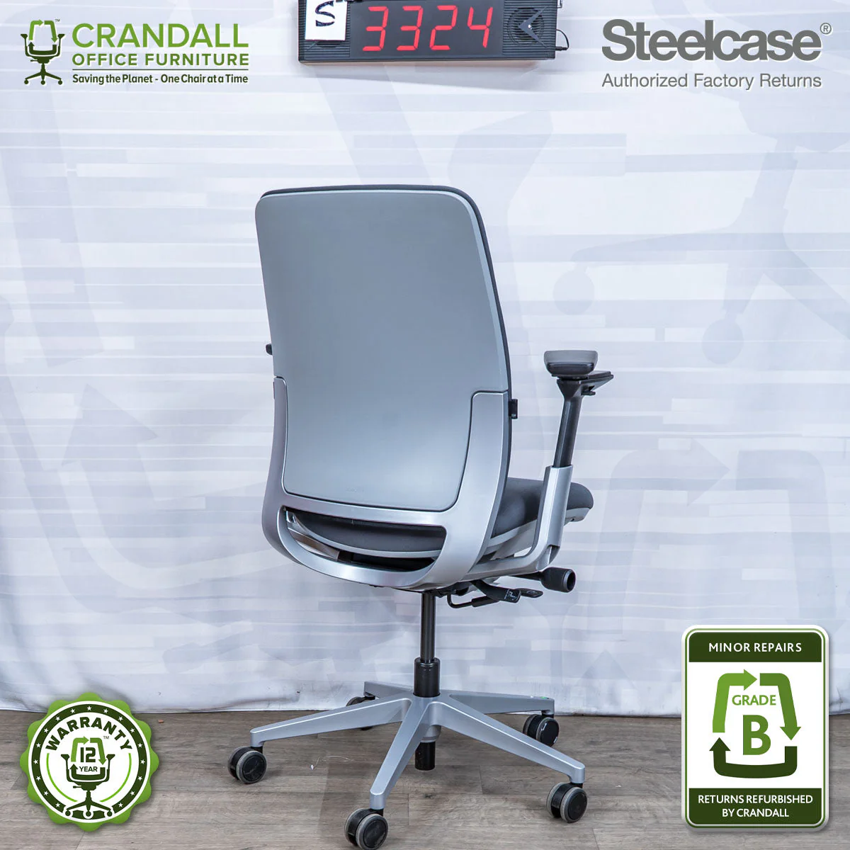 S-3324 - Steelcase Amia - Grade B - Image 2