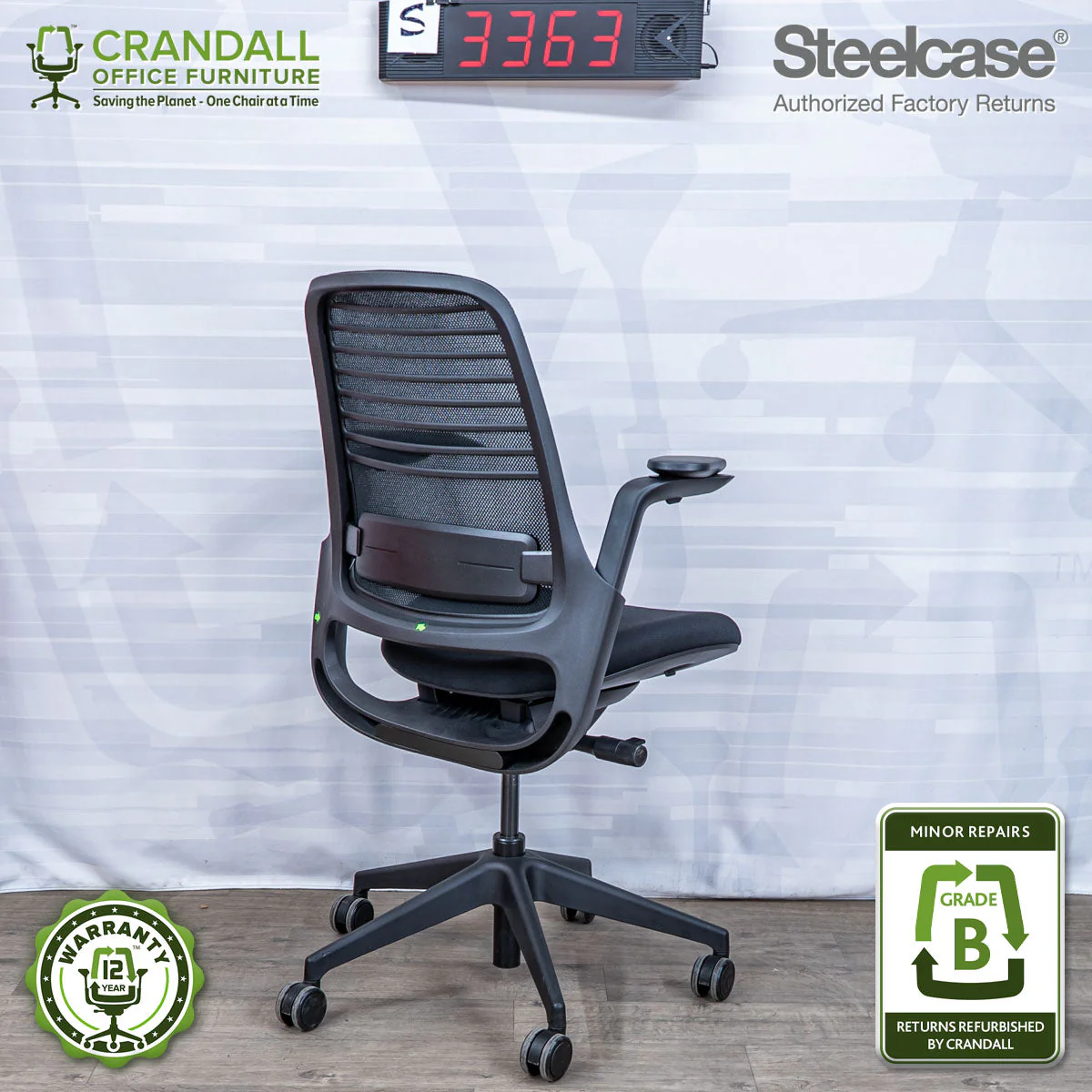 S-3363 - Steelcase Series 1 - Grade B - Image 2