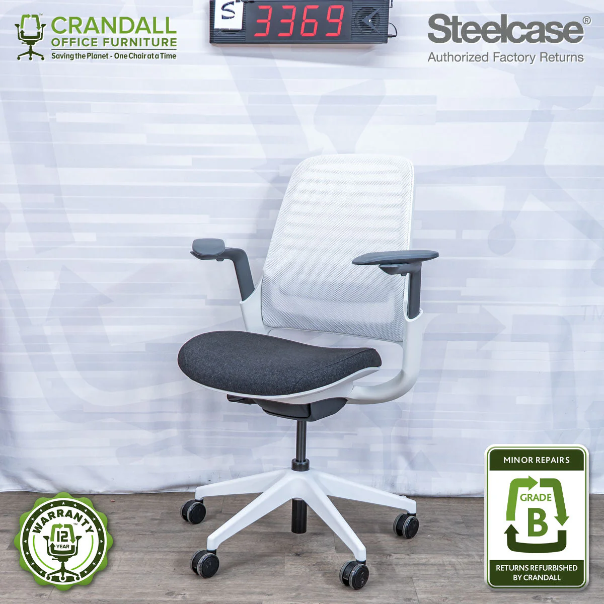 S-3369 - Steelcase Series 1 - Grade B