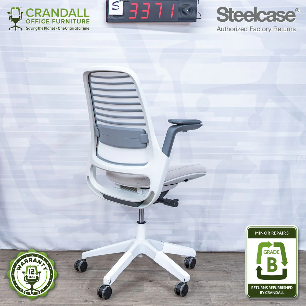 S-3371 - Steelcase Series 1 - Grade B - Image 2